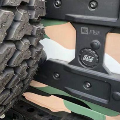 Tailgate Reinforcement and Oversize Spare Tire Carrier - Mounting Bracket Kit (WRANGLER 18-23 JL)