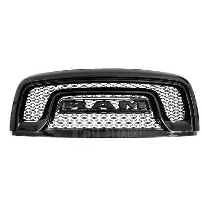 Grill Atrapa Przedniego Zderzaka - Czarny Połysk (RAM 1500 REBEL 13-18)