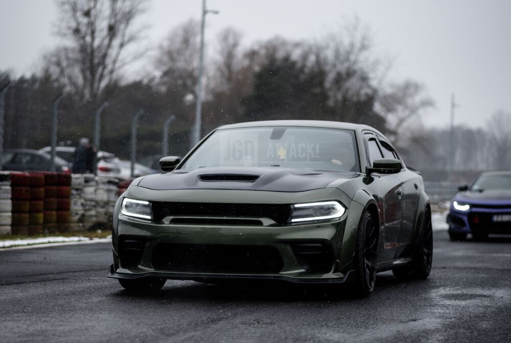 JGD ATTACK! - HELLCAT REDEYE Aluminum Hood - Unpainted (CHARGER 15-21)