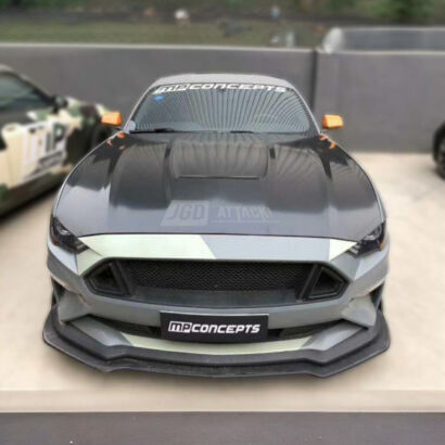 Maska Aluminiowa - GT350 Styl - Niepomalowana (MUSTANG 18-23 GT, EcoBoost)