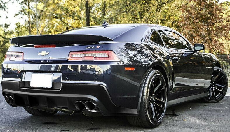JGD ATTACK! - Quad Exhaust Rear Diffuser ZL1 Style With Fins (CAMARO 14-15)