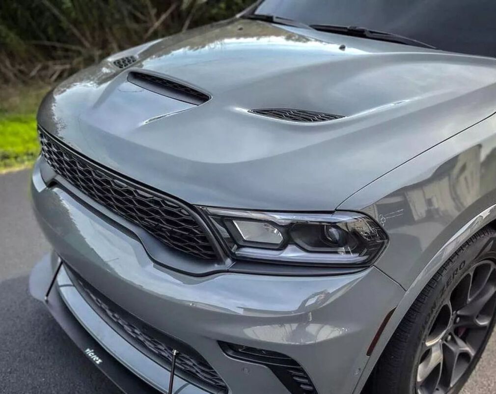 2021+ SRT Style Aluminum Hood - Unpainted (DURANGO 14-23)