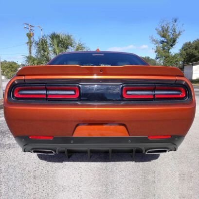 Rear Diffuser – Matte Black – V1 Style (CHALLENGER 15-23)