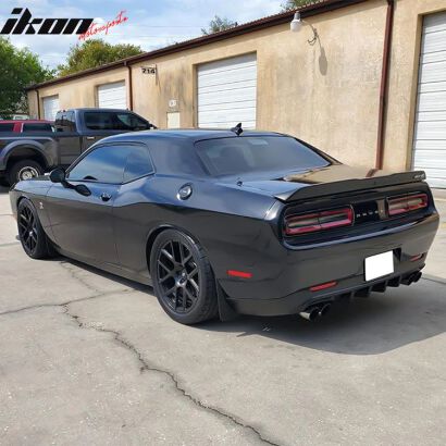 V1 IKON Rear Bumper Lower Diffuser - Matte Black (CHALLENGER 15-23)