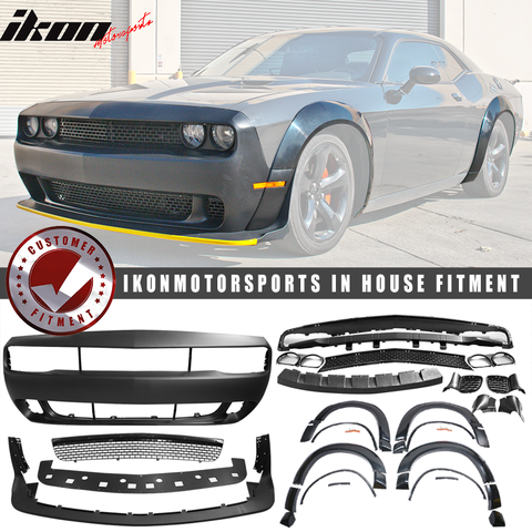 Front Bumper + Wide Body - IKON Demon Style (CHALLENGER 08-14)