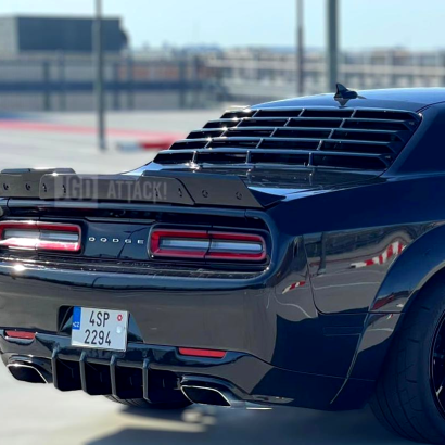 Rear Window Louvers - Gloss Black (CHALLENGER 08-23)