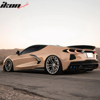 Rear Spoiler – Duckbill Style – Gloss Black (CORVETTE 20-24 C8) - 4