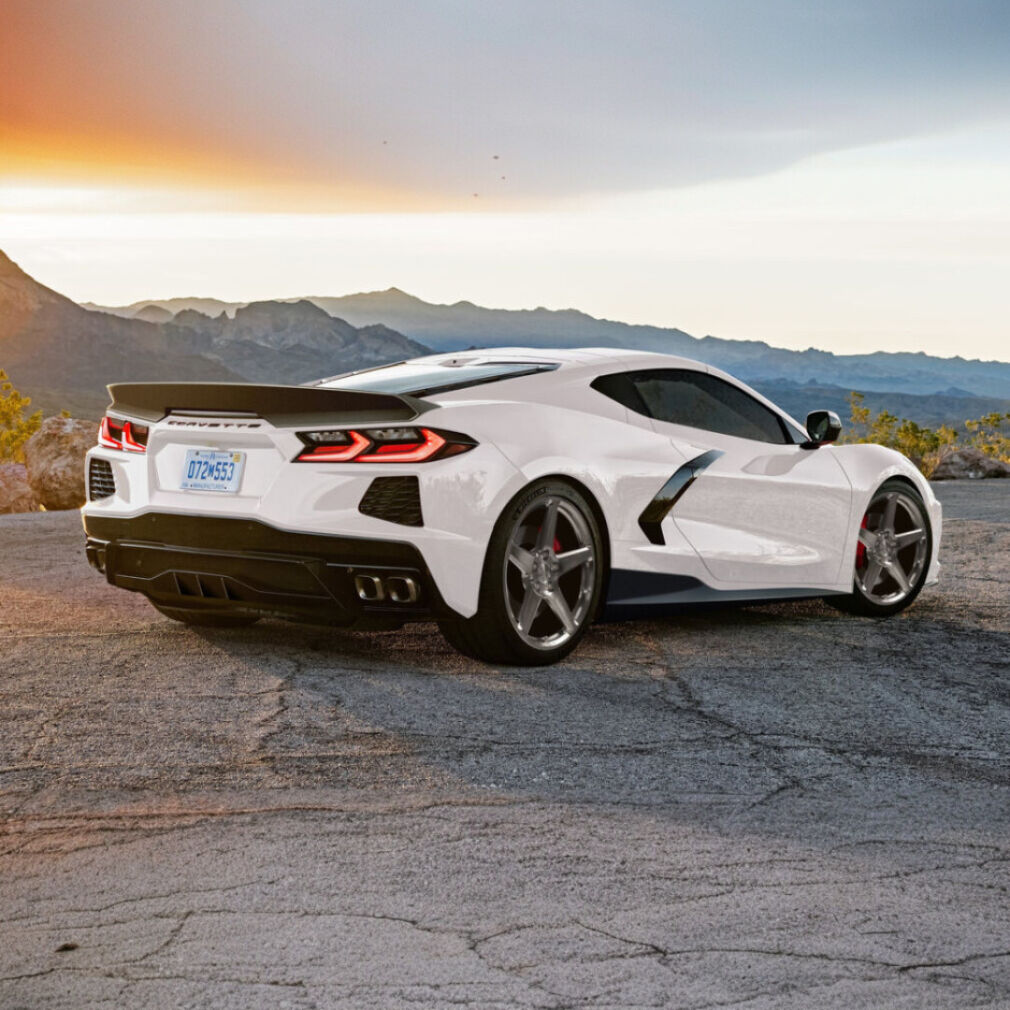 DUCKBILL Style Rear Spoiler - Gloss Black (CORVETTE 20-24 C8)