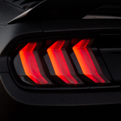 Tail Lights - OSRAM Smoked Black - Yellow Turn Signal (MUSTANG 15-23 USA)