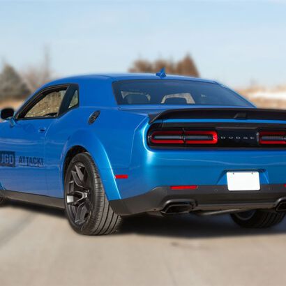 Rear Spoiler - Hellcat Redeye - Matte Black (CHALLENGER 08-23)