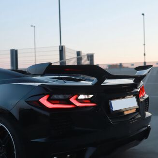 Z06 Style High Wing - Carbon Fiber (CORVETTE C8 20-24 Stingray) - 3