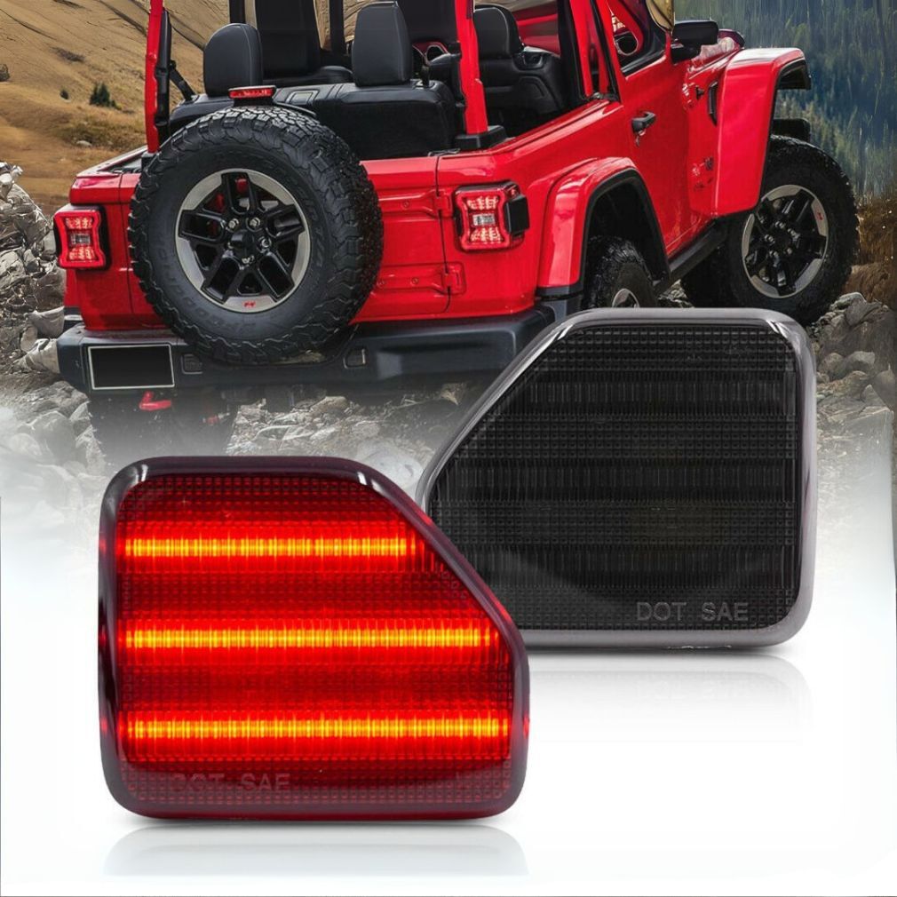 LED Rear Bumper Marker Lights (WRANGLER 18-23 JL)