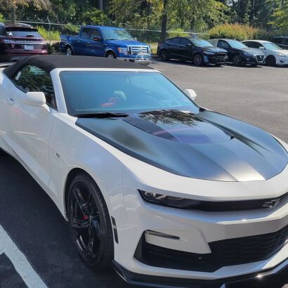 ZL1 Style Aluminium Hood - Transparent Hood Scoop (CAMARO 16-23 LT/RS/SS)