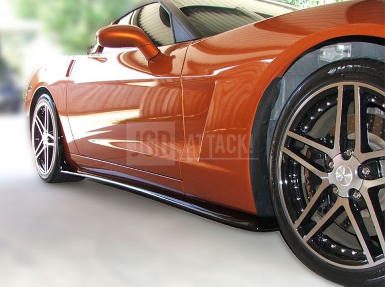 Side Skirts - ZR1 Style (CORVETTE 05-13 C6 BASE)