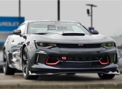 Dolny Grill Atrapa - Czerwony Akcent (CAMARO 16-18 LT/RS)