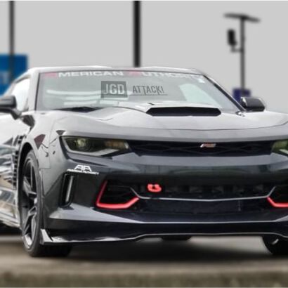 Dolny Grill Atrapa - Czerwony Akcent (CAMARO 16-18 LT/RS)