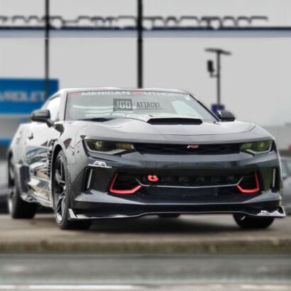 Dolny Grill Atrapa - Czerwony Akcent (CAMARO 16-18 LT/RS)