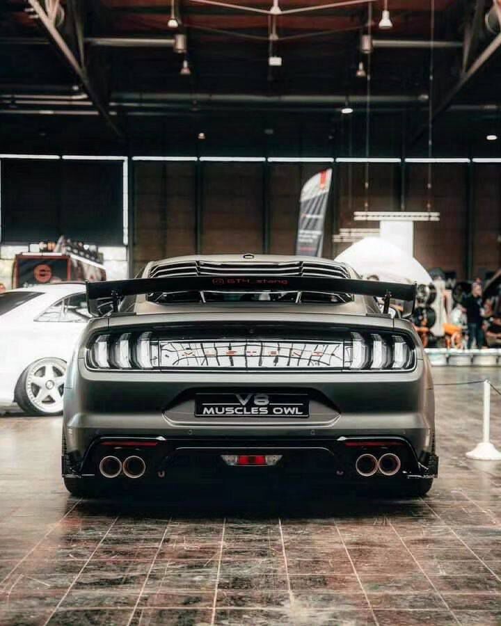 Spoiler Tylnej Klapy - Shelby GT500 - Czarny Połysk (MUSTANG 15-23 Fastback)