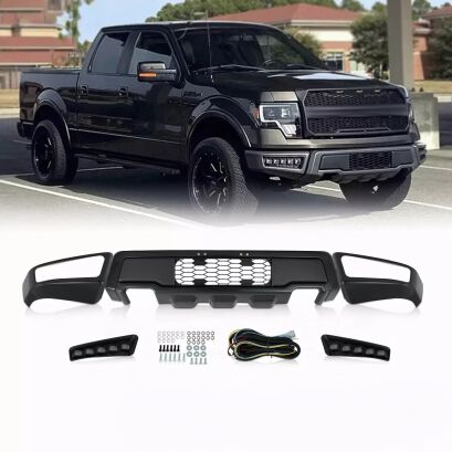 RAPTOR Style Front Bumper + LED Lights (F150 09-14)