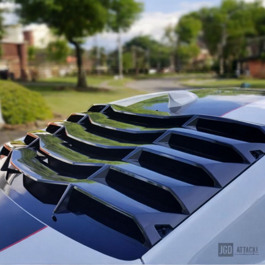 Rear Window Louvers - Gloss Black (CAMARO 16-23)