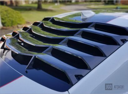 Rear Window Louvers - Gloss Black (CAMARO 16-23)