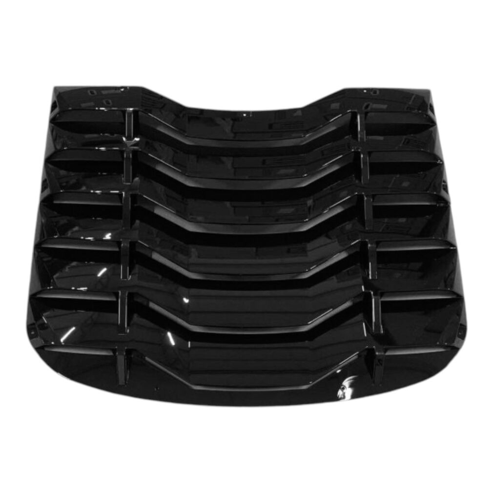 Rear Window Louvers - Gloss Black (MUSTANG 24-25 Fastback)