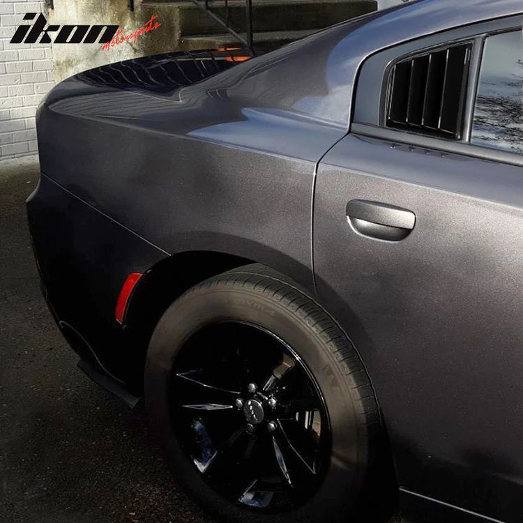 Quarter Window Louvers - Gloss Black (CHARGER 11-23)