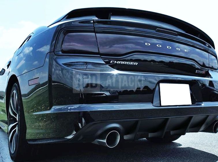 Rear Bumper Lower Diffuser - SRT V2 IKON (CHARGER 12-14 SRT)