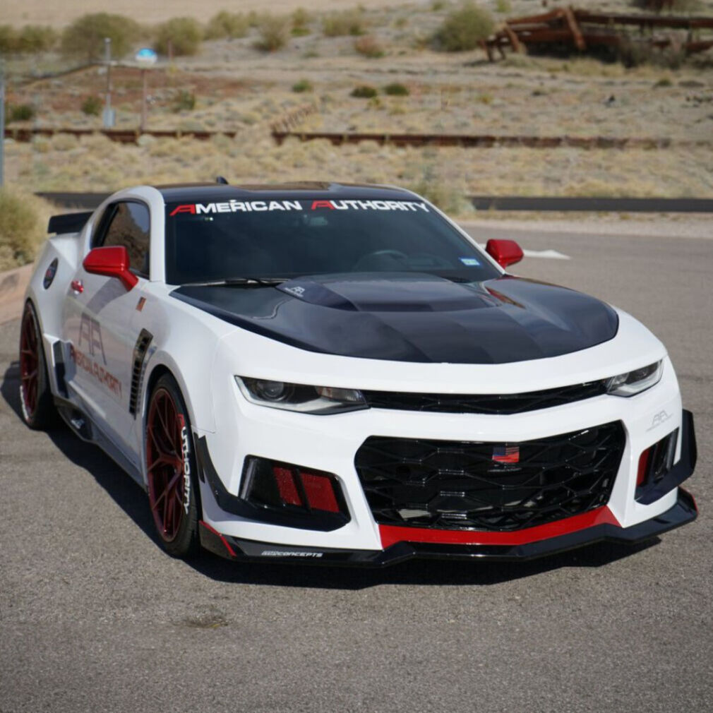 Aluminium Hood - ZL1 Style - Glossy Hood Scoop (CAMARO 16-23 LT/RS/SS)