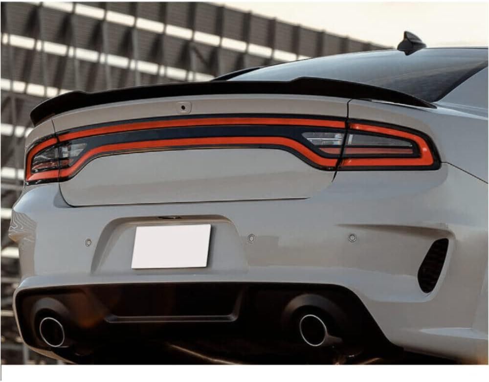 Spoiler Tylnej Klapy SRT8 HELLCAT Styl - Czarny Połysk (CHARGER 15-23)