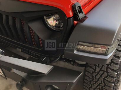 Smoked LED Turn Signals + DRL + Side Markers (WRANGLER JL 18-23)