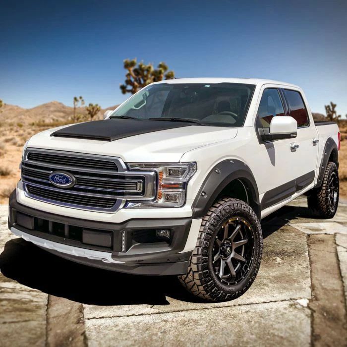 Nakładki Ochronne Na Drzwi - Czarny Mat (F150 15-20)