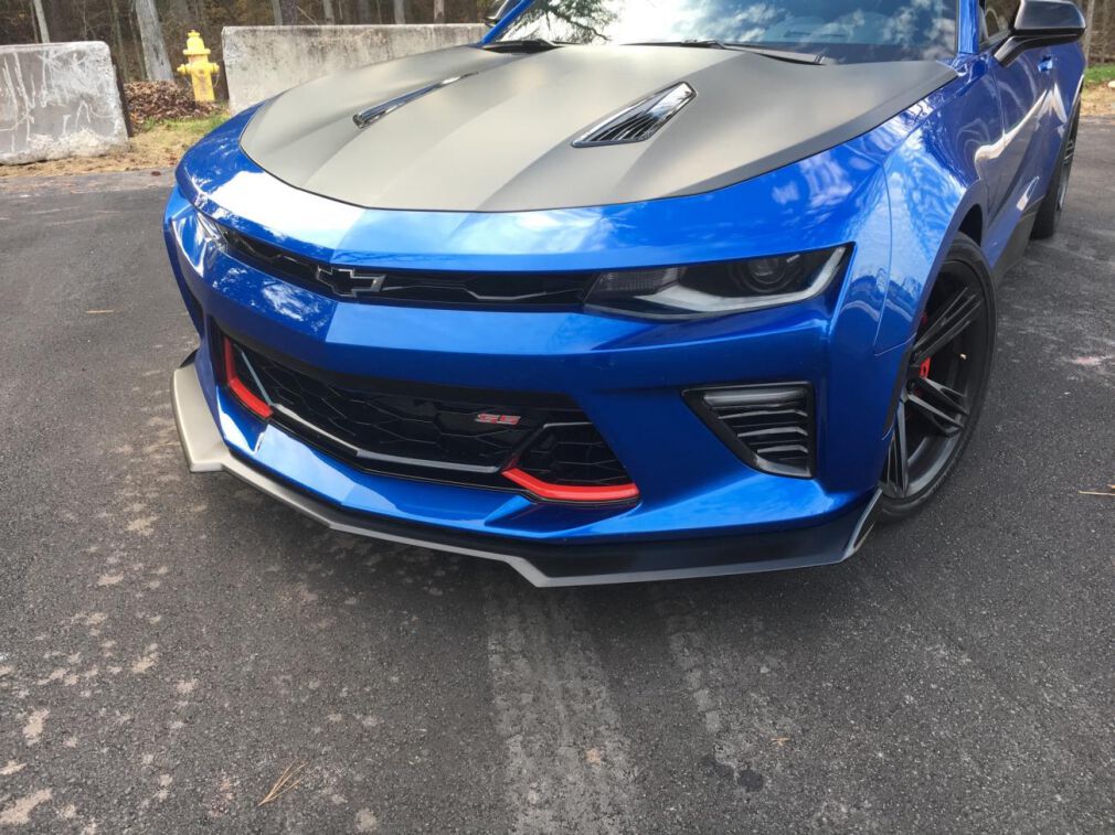 Chin Spoiler Zderzaka Styl 1LE - Czarny Mat (CAMARO 16-23 LT/RS/SS)