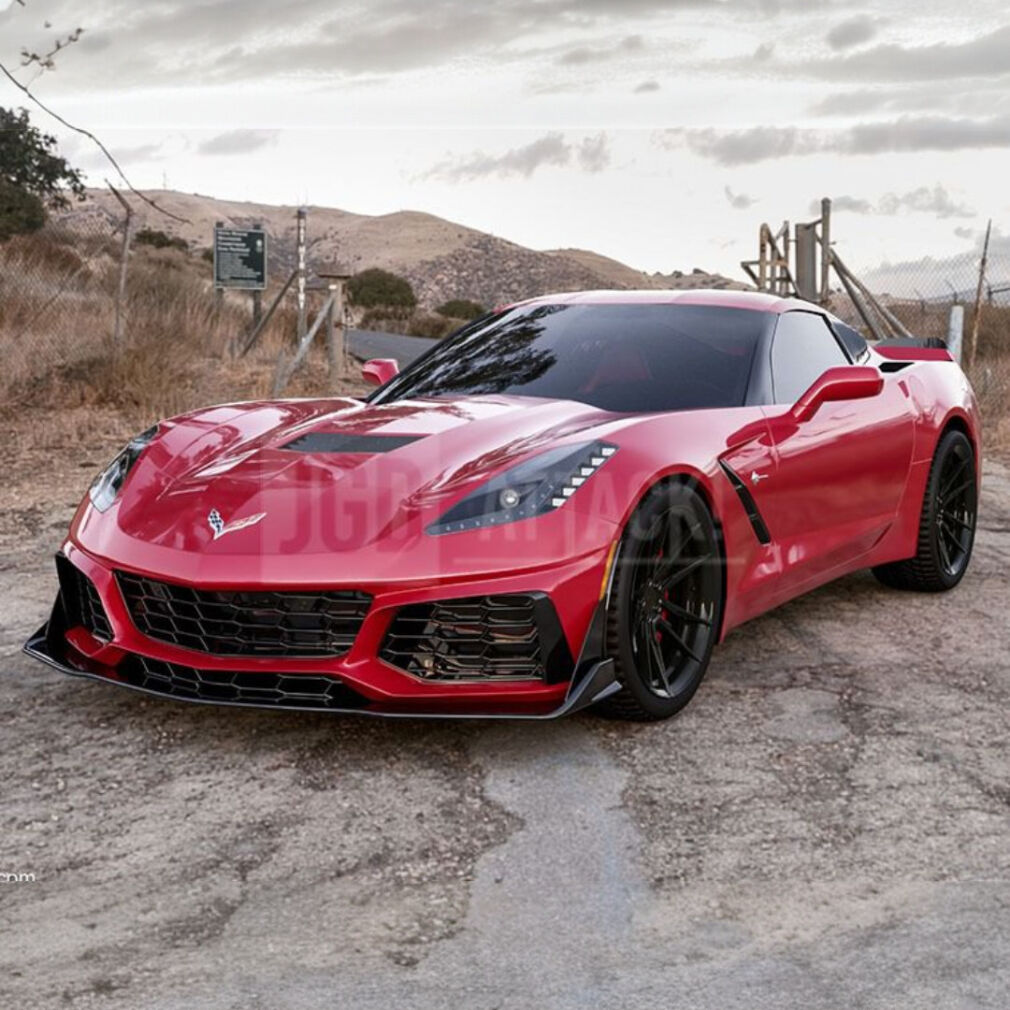 Zderzak Przedni - ZR1 Styl (CORVETTE 14-19 C7)