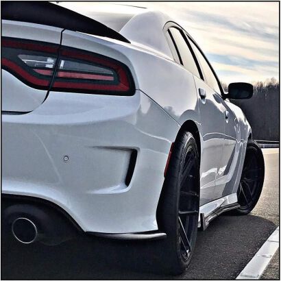 Rear Side Bumper Splitters (CHARGER 15-23 SRT)