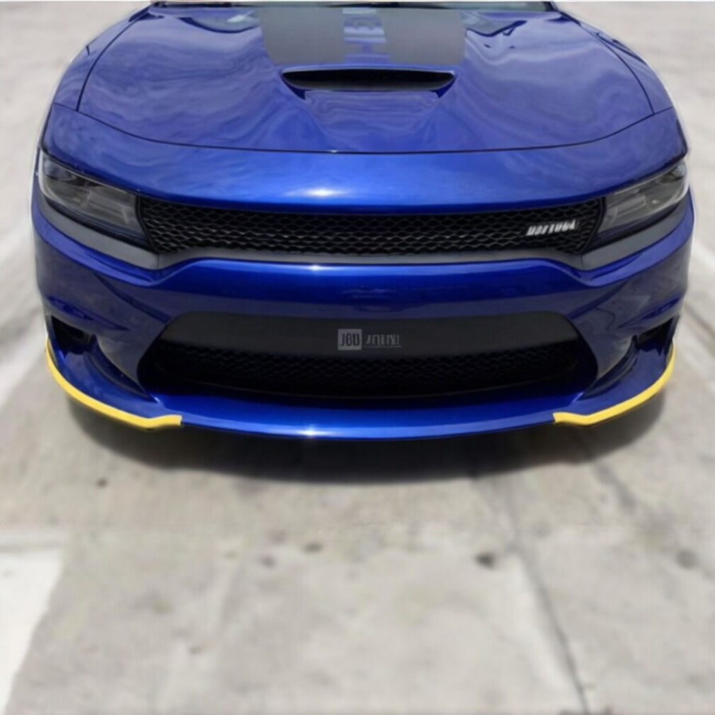 JGD ATTACK Front Bumper Lip Splitter Guard CHARGER 15 23 Scat Pack SRT