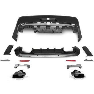 Rear Bumper + Diffuser + Exhaust Tips – Conversion to 2015+ (CHALLENGER 08–14) - 3