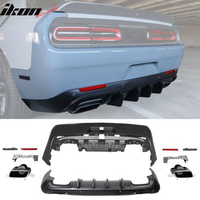 Rear Bumper + Diffuser + Exhaust Tips – Conversion to 2015+ (CHALLENGER 08–14)