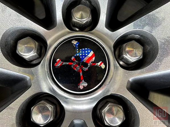 Center Cap Kit for Wheels - American Skull (MUSTANG 15-23)