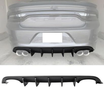 SRT OE Style Quad Exhaust Rear Bumper Lower Diffuser (CHARGER 15-22 SRT)