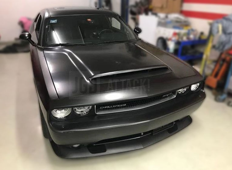 DEMON Style Aluminum Hood - Unpainted (CHALLENGER 08-23 all)