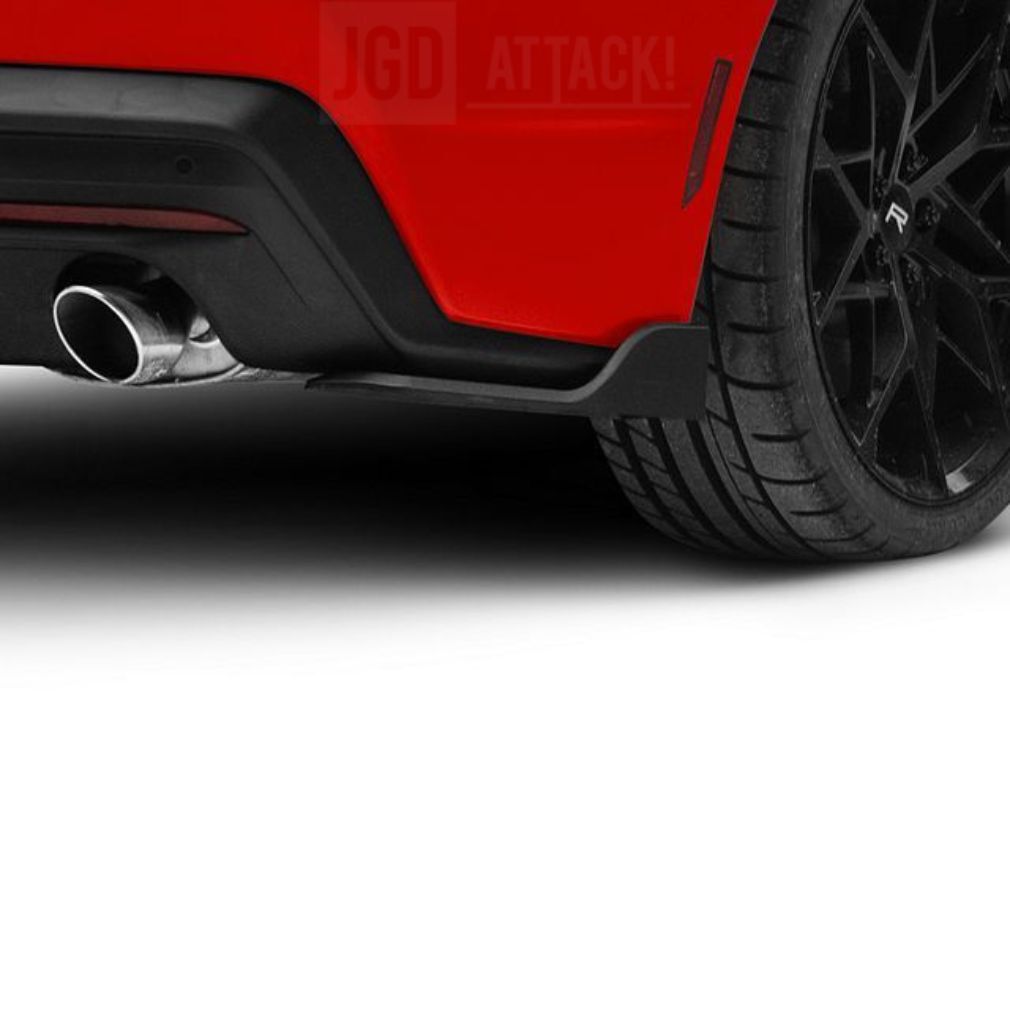 Rear Diffuser Winglets - Matte Black (MUSTANG 24-25)