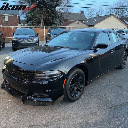 V2 Style Chin Spoiler - Matte Black (CHARGER 15-23 SXT, RT)