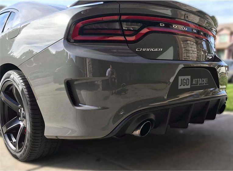 Rear Diffuser - SRT OE Style - Matte Black (CHARGER 15-23 SRT)