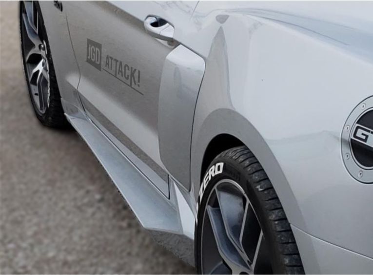 Side Skirts - Sport Rocker Panels (MUSTANG 15-23 GT, EcoBoost, V6)